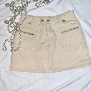 Faded Glory Jeans Girls Skirt w Pants Under Sz 16